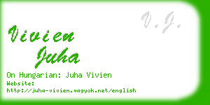 vivien juha business card